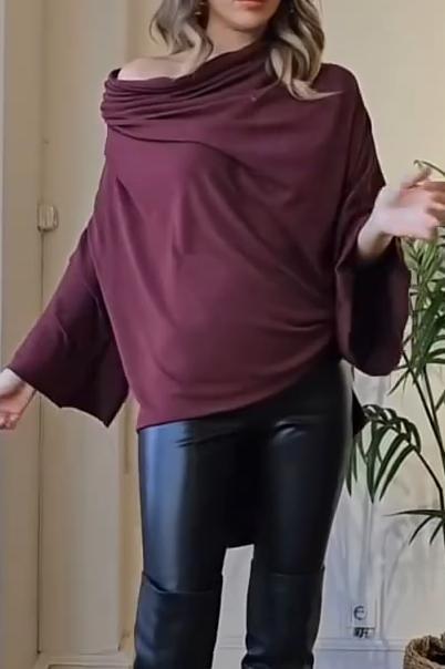 Sweter Damski | Krój do Stylizacji Warstwowej na Chłodniejsze Miesiące