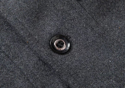 Kurtka Męska | Slim Fit, Ustrukturyzowany Kołnierz, Zamek i Guziki