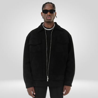 Kurtka Męska | Oversize Fit, Mocny Zamek oraz Praktyczne Kieszenie