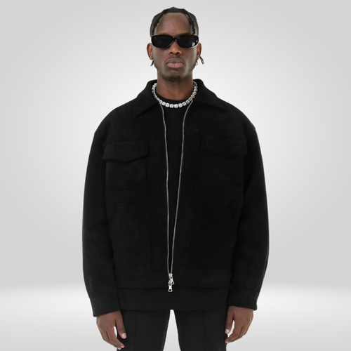 Kurtka Męska | Oversize Fit, Mocny Zamek oraz Praktyczne Kieszenie