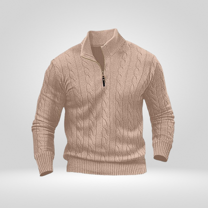 Sweter Męski | Prosty Krój Regular Fit bez Dodatkowych Detali