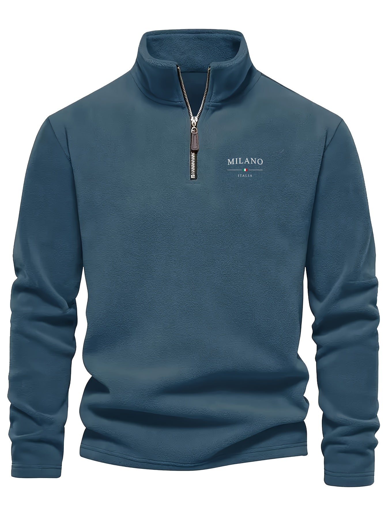 Sweter Męski | Pół Zip przy Szyi z Miękką Dzianiną