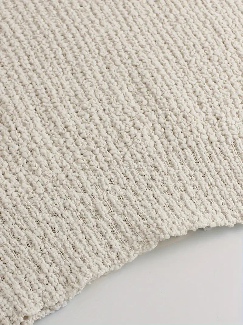 Sweter Damski | Odkryte Ramiona, Gruby Splot i Krój Oversize