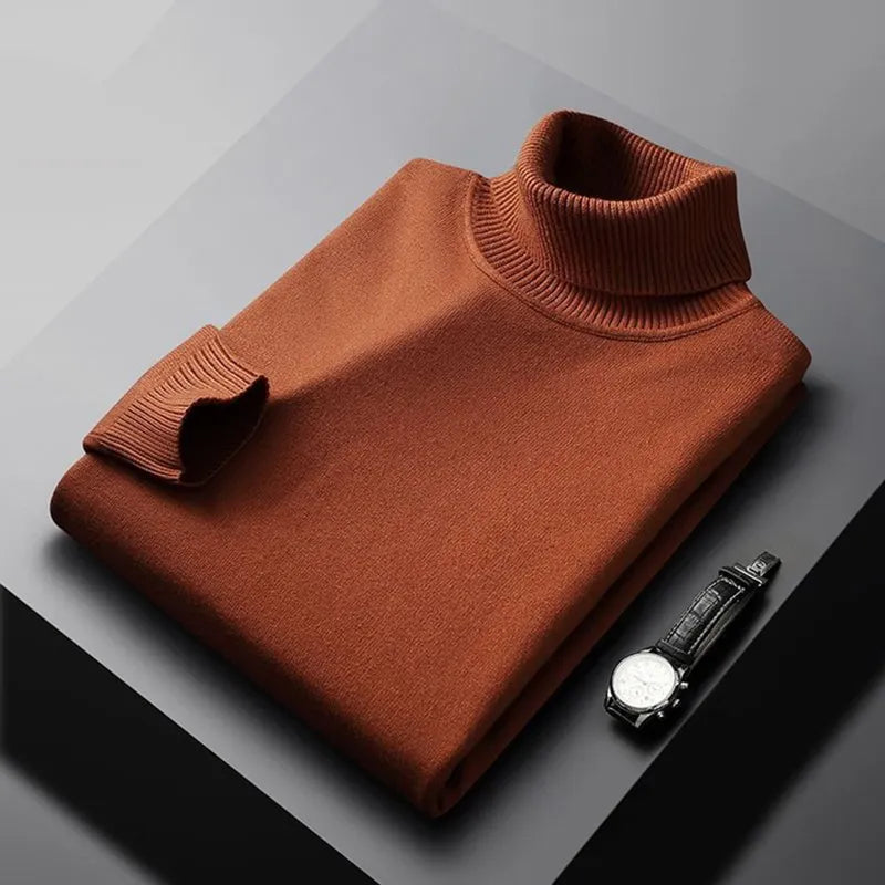 Sweter Męski | Kołnierz z Wykończonymi Krawędziami