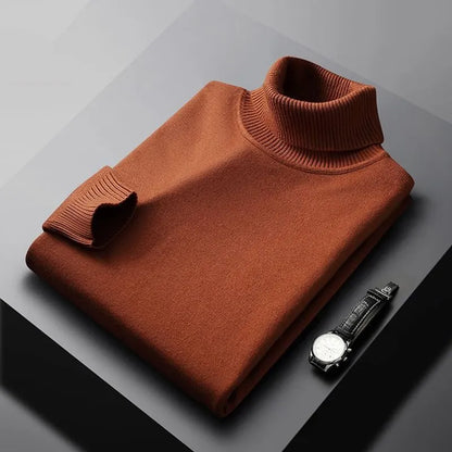 Sweter Męski | Kołnierz z Wykończonymi Krawędziami