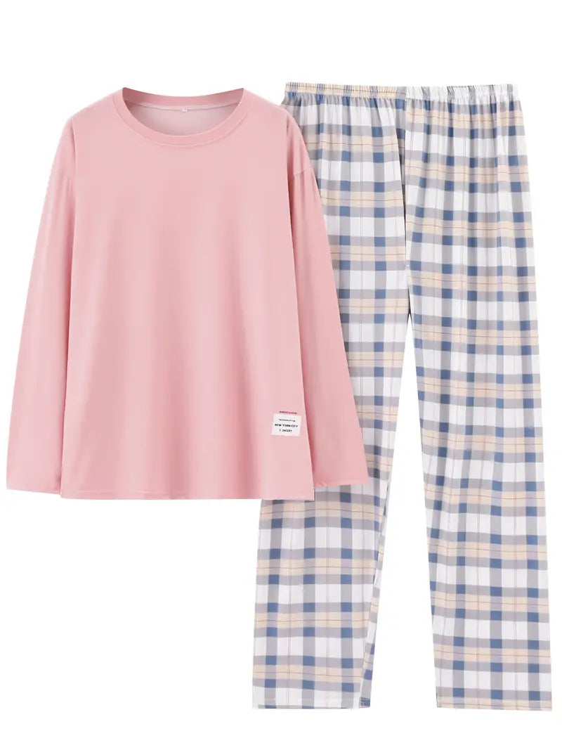 Babsi™ Comfortabele damespyjama met ruitpatroon