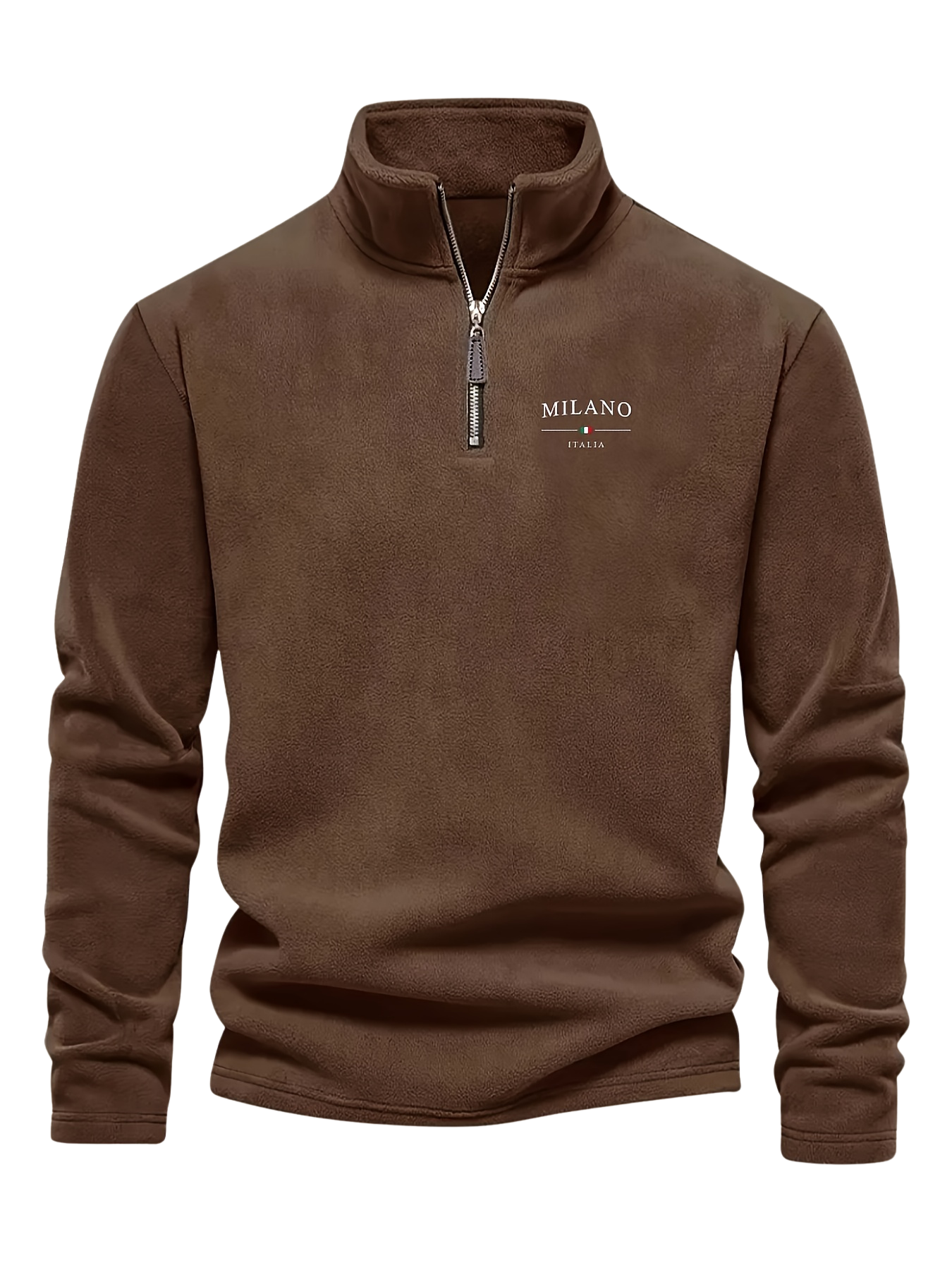 Sweter Męski | Pół Zip przy Szyi z Miękką Dzianiną