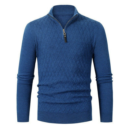 Sweter Męski | Luźna Linia Kroju, Długie Rękawy i Model Typu Pullover