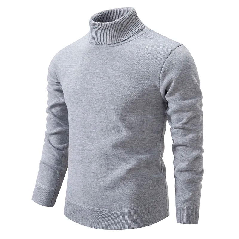 Sweter Męski | Golf z Miękkiej, Ciepłej oraz Przewiewnej Dzianiny