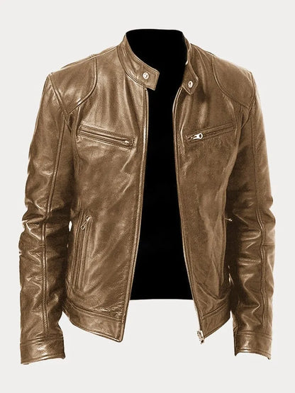 Kurtka Męska | Zapinana na Zamek, Masywny Krój z Wieloma Kieszeniami