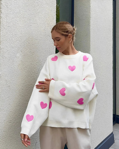 Sweter Damski | Bawełna 100% z Efektem Znoszenia i Krojem Oversize