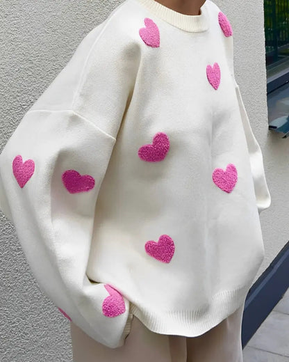 Sweter Damski | Bawełna 100% z Efektem Znoszenia i Krojem Oversize