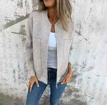 Kurtka Damska | Zapinana na Zamek, z Nieprzemakalną Tkaniną i Izolacją