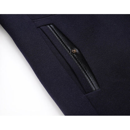 Kurtka Męska | Slim Fit, Średnia Długość i Odpinany Kołnierz na Zamek