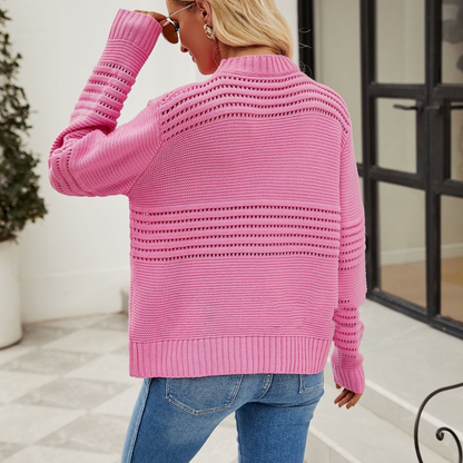 Sweter Damski | Prosty Krój w Stylu Casual do Codziennego Noszenia