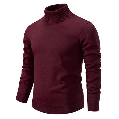 Sweter Męski | Golf z Miękkiej, Ciepłej oraz Przewiewnej Dzianiny